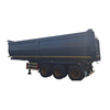 High quality 50 cbm 60tons 3-axle "U" shaped bucket dump semi-trailer for sale
