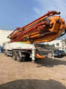 Used 8*4 Mobile Concrete Pump Truck Cement Boom Pumps Large Output 52m Lifting Boom