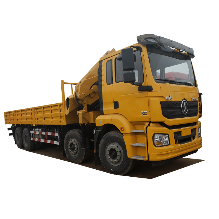 Customized Folding Telescopic Boom Truck Crane 8x4 Mobile Lifting Arm Boom Truck Mounted New Shacman