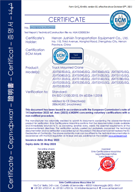 CE Certificate