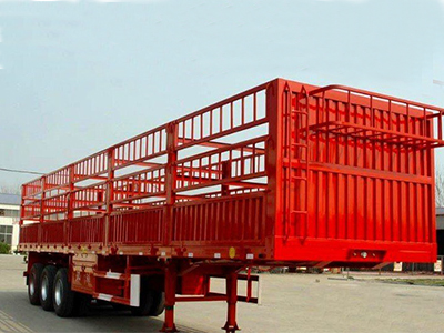 Best Price Steel Material China 3 Axle Stake Fence Truck Semi Trailer