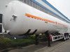 52.6CBM Liquefied Natural Gas Tank LNG Tanker Transport Semi Trailer