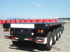 4 Axle 60T Flat Bed Container Truck Semi Trailer