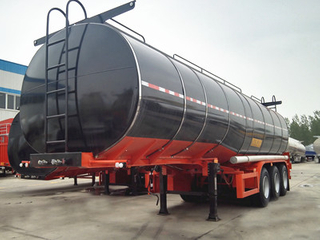 Liquid Heating Bitumen Asphalt Storage Transport Truck Tank Semi Trailer